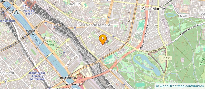 localisation de l'entreprise LES PROFESSIONNELS DES TRAVAUX à PARIS