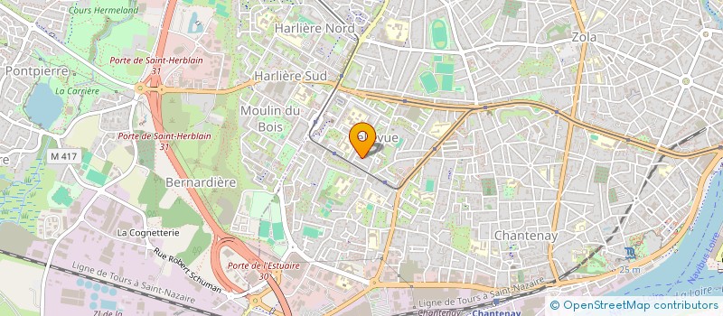 localisation de l'entreprise LES PROFESSIONNELS DU SOL à NANTES