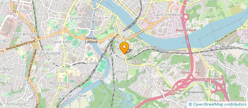 localisation de l'entreprise LES PROGRESSEURS à BAYONNE