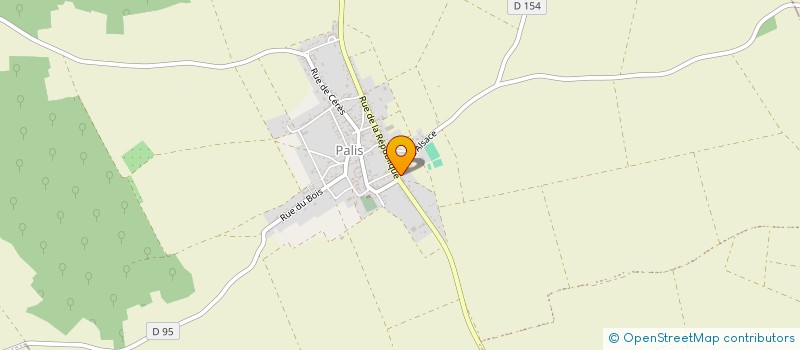 localisation de l'entreprise LES PROJETEURS DES TOILES  AIX-VILLEMAUR-PALIS