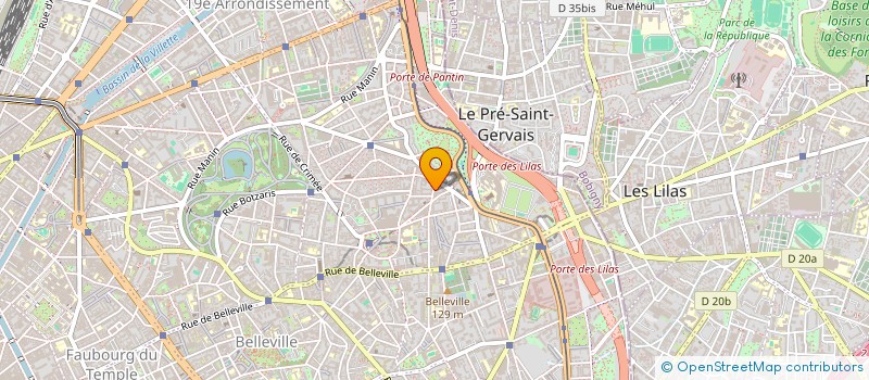 localisation de l'entreprise LES PROJETS DU ZEBUL ON  PARIS