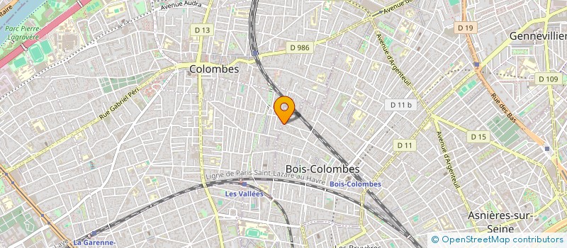 localisation de l'entreprise LES PROMAUTEURS à BOIS-COLOMBES
