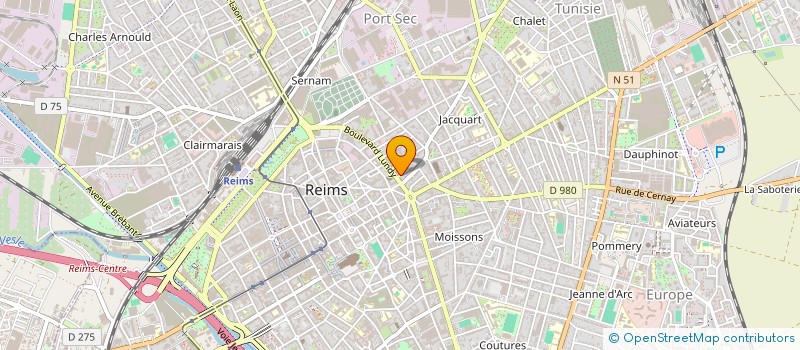 localisation de l'entreprise LES PROMENADES D'OLENE  REIMS