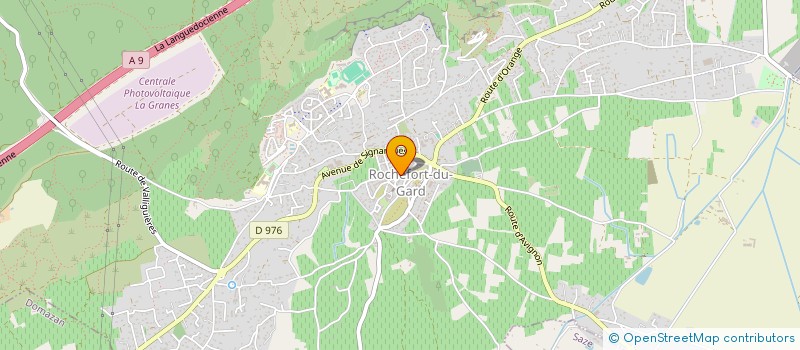 localisation de l'entreprise LES PROMENEURS DES ETOILES  ROCHEFORT-DU-GARD