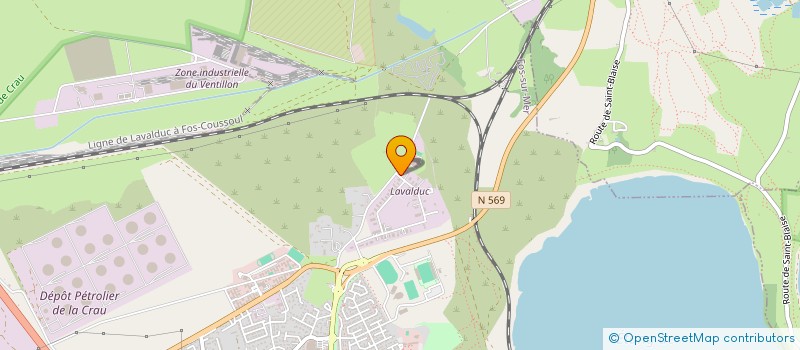 localisation de l'entreprise LES PROMOTEURS REUNIS à FOS-SUR-MER