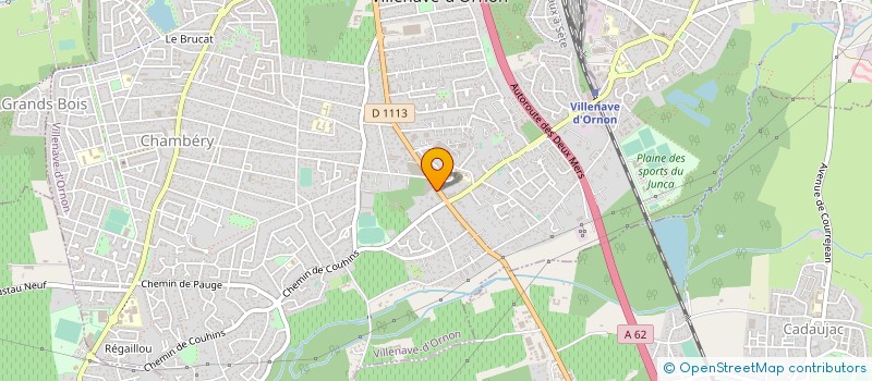 localisation de l'entreprise LES PROMOTIONS D OZ  VILLENAVE-D'ORNON