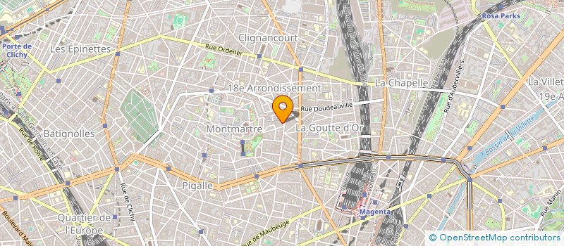 localisation de l'entreprise LES PROP'SAYNETES  PARIS