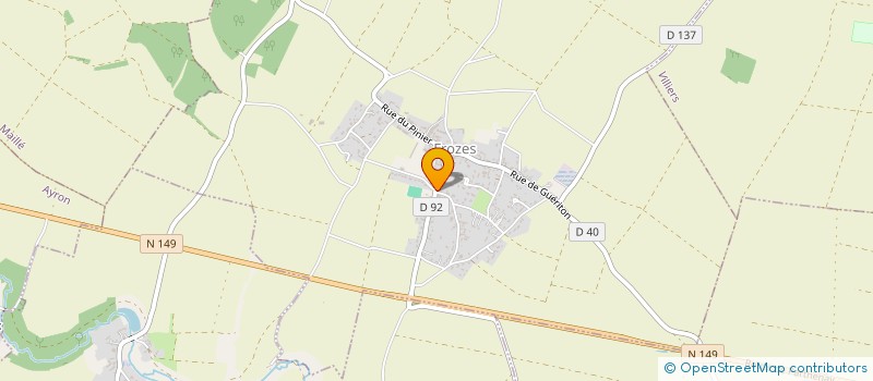 localisation de l'entreprise LES PROPAINS D'ABORD  FROZES