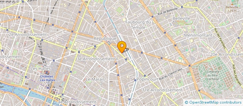 localisation de l'entreprise LES PROS ASSIMI (ASSIMI KANUBOW) à PARIS