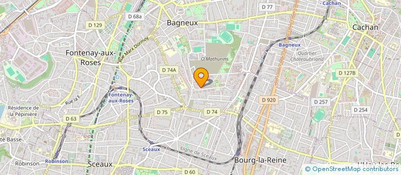 localisation de l'entreprise LES PROS.FR à BAGNEUX