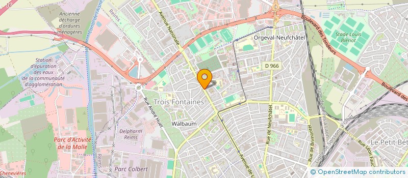 localisation de l'entreprise LES PROTEGES DE KRYSTAL  REIMS