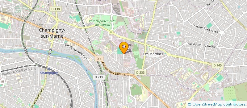 localisation de l'entreprise LES PROTEGES DE SIMBA  CHAMPIGNY-SUR-MARNE