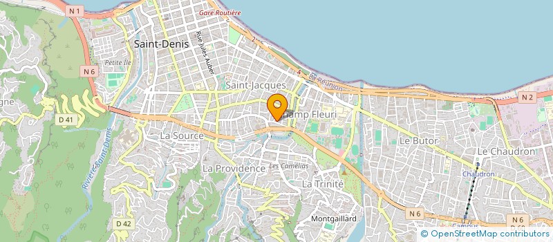 localisation de l'entreprise LES PRUNELLES à SAINT-DENIS