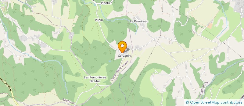 localisation de l'entreprise LES PRUNELLES  OYTIER-SAINT-OBLAS