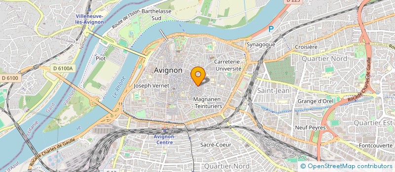 localisation de l'entreprise LES PSYCHIATRES DE VAUCLUSE à AVIGNON