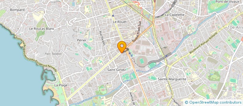 localisation de l'entreprise LES PSYS DU 8  MARSEILLE