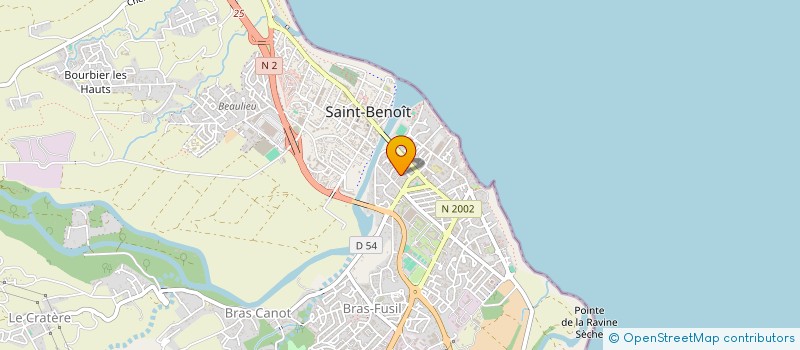 localisation de l'entreprise LES PTIS ZARICOTS à SAINT-BENOIT