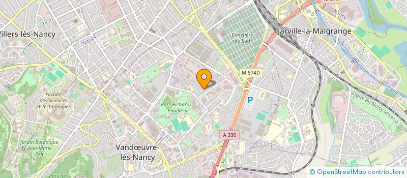 localisation de l'entreprise LES PTIT'S LAPP  VANDUVRE-LES-NANCY