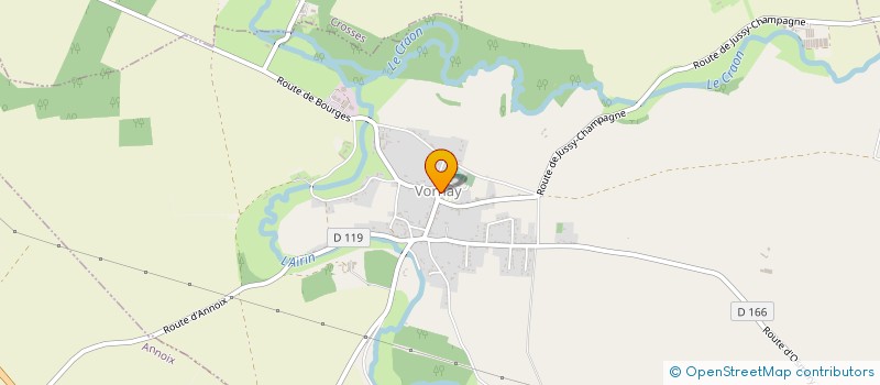 localisation de l'entreprise LES PTIT Z'ECOLIERS  VORNAY