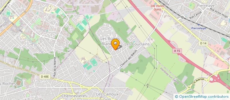 localisation de l'entreprise LES PTITES CIGOGNES TRICOTENT  HERBLAY-SUR-SEINE