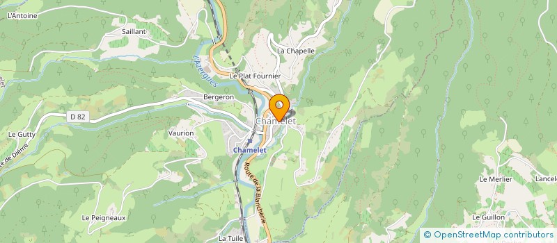 localisation de l'entreprise LES PTITES FRIPOUILLES CHAMELOISE  CHAMELET