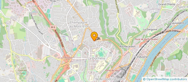 localisation de l'entreprise LES PTITES LOUTRES EN SCENE  CHAMPAGNE-AU-MONT-D'OR