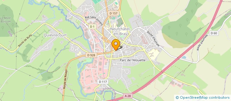 localisation de l'entreprise LES PTITES MERES  NEUFCHATEL-EN-BRAY