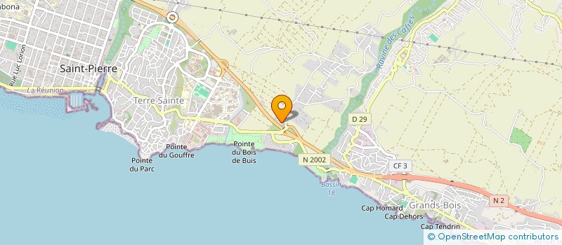 localisation de l'entreprise LES PTITS BAMBINO'S à SAINT-PIERRE
