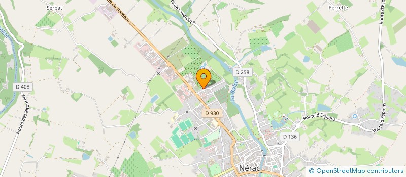 localisation de l'entreprise LES PTITS BAMBINOS  NERAC