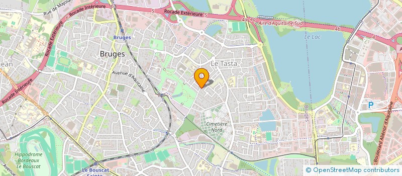 localisation de l'entreprise LES PTITS BISCOTOS  BRUGES