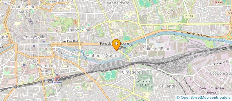 localisation de l'entreprise LES PTITS CONCERTS DE CHAMBRE  CHANTEPIE