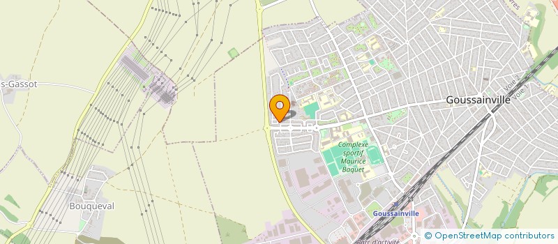 localisation de l'entreprise LES PTITS D'LA VILL  GOUSSAINVILLE