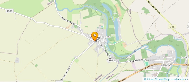 localisation de l'entreprise LES PTITS DRAGONS à SAINT-GEORGES-SUR-ARNON