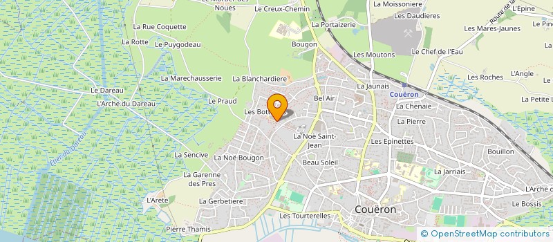 localisation de l'entreprise LES PTITS JEAN ZAY à COUERON