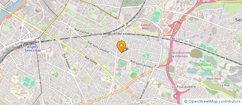 localisation de l'entreprise LES PTITS LOULOUS à ANGERS