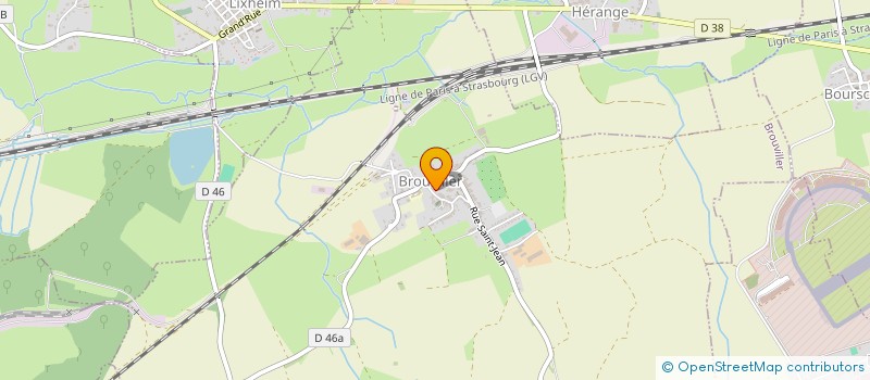 localisation de l'entreprise LES PTITS PAPIERS  BROUVILLER