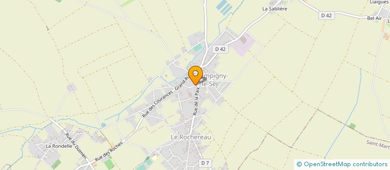 localisation de l'entreprise LES PTITS PITRES à SAINT-MARTIN-LA-PALLU