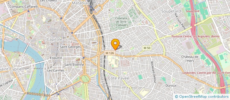 localisation de l'entreprise LES PTITS T HOMMES à TOULOUSE