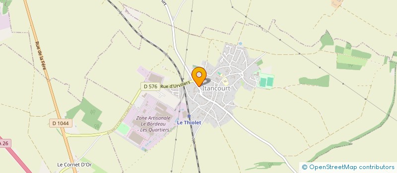 localisation de l'entreprise LES PTITS WARRIORS à SAINT-QUENTIN