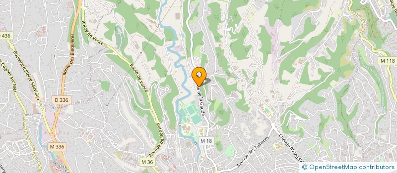 localisation de l'entreprise LES PUCES DE CAGNES  CAGNES-SUR-MER