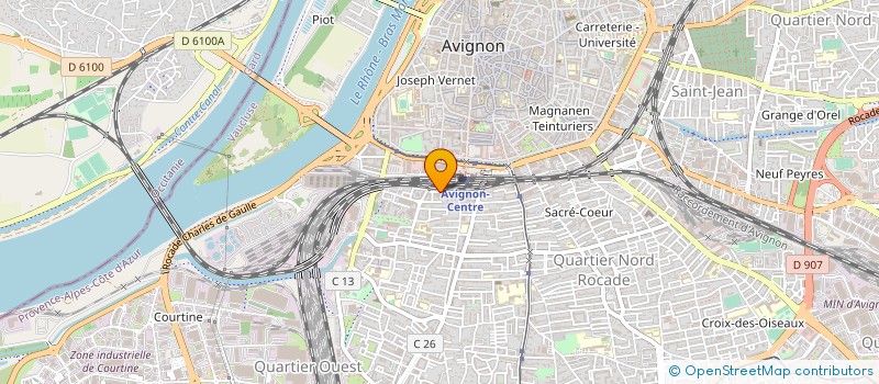 localisation de l'entreprise LES PUCES DE FANFY  AVIGNON