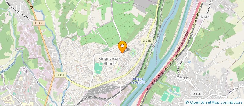 localisation de l'entreprise LES PUGNACES à GRIGNY