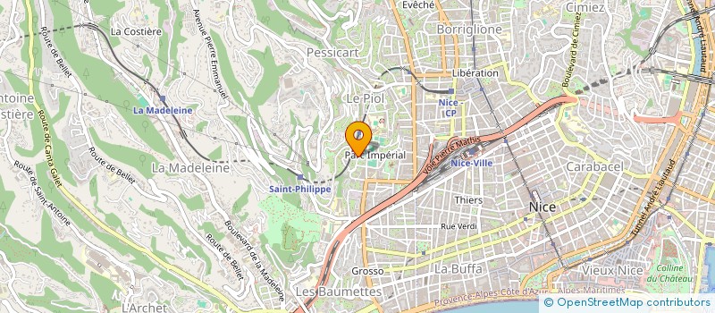 localisation de l'entreprise LES PUITS DE ST PAUL à NICE