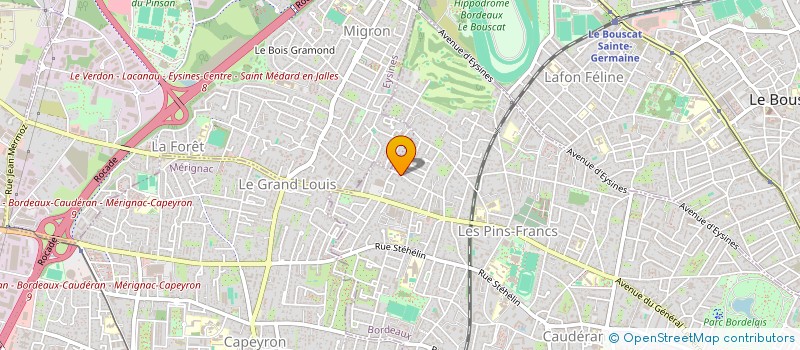 localisation de l'entreprise LES PUITS DU DESERT NOUVELLE AQUITAINE  BORDEAUX