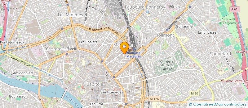 localisation de l'entreprise LES PUITS DU DESERT OCCITANIE à TOULOUSE