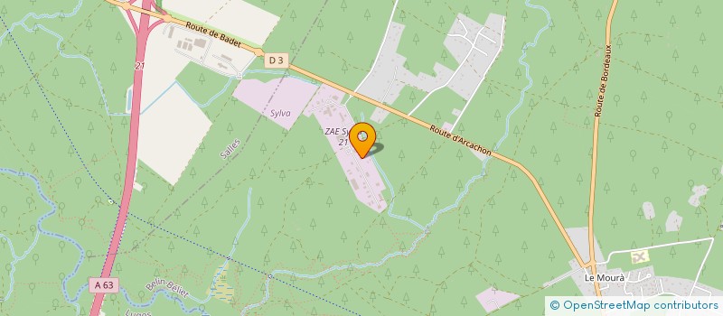 localisation de l'entreprise LES PULLMANS LANDAIS à BELIN-BELIET