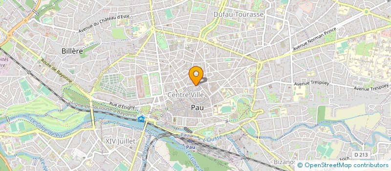 localisation de l'entreprise LES PUMAS PAU BASEBALL ET SOFTBALL CLUB à PAU