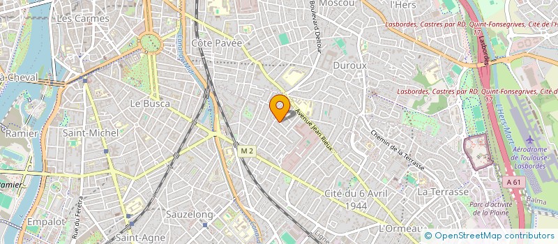 localisation de l'entreprise LES PURP'4L à TOULOUSE