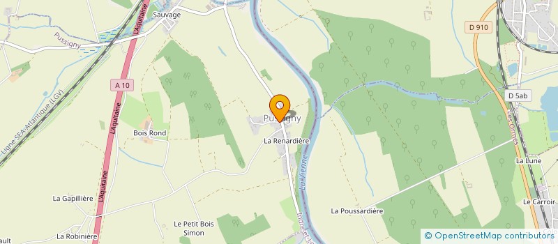 localisation de l'entreprise LES PUSSIFOLIES  PUSSIGNY