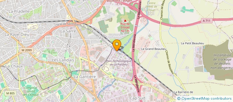 localisation de l'entreprise LES PUY'RUNNERS  CLERMONT-FERRAND